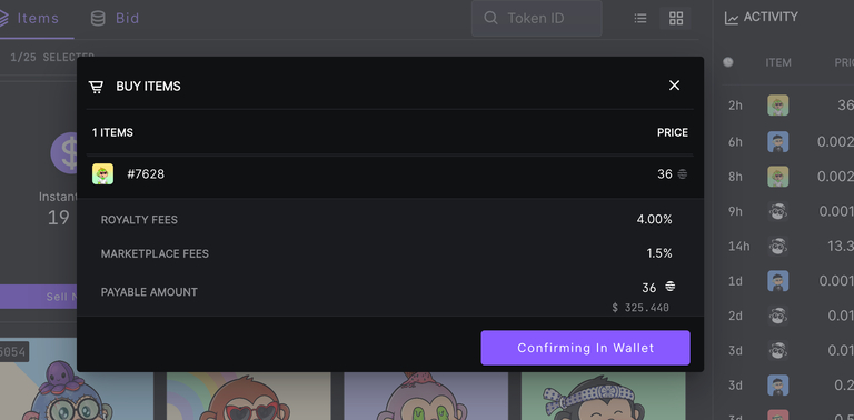 NFT Purchase Page