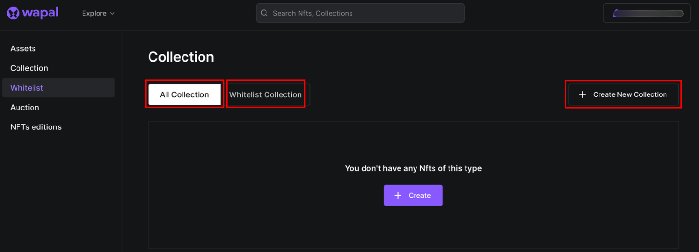 Whitelist Section